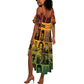 Disobey Freedom Fighters Summer Maxi Dress African American Heroes - African Pride