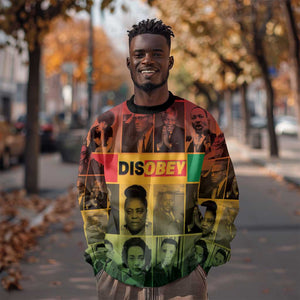 Disobey Freedom Fighters Sweatshirt African American Heroes - African Pride