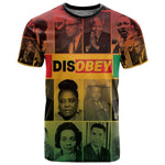 Disobey Freedom Fighters T shirt African American Heroes - African Pride