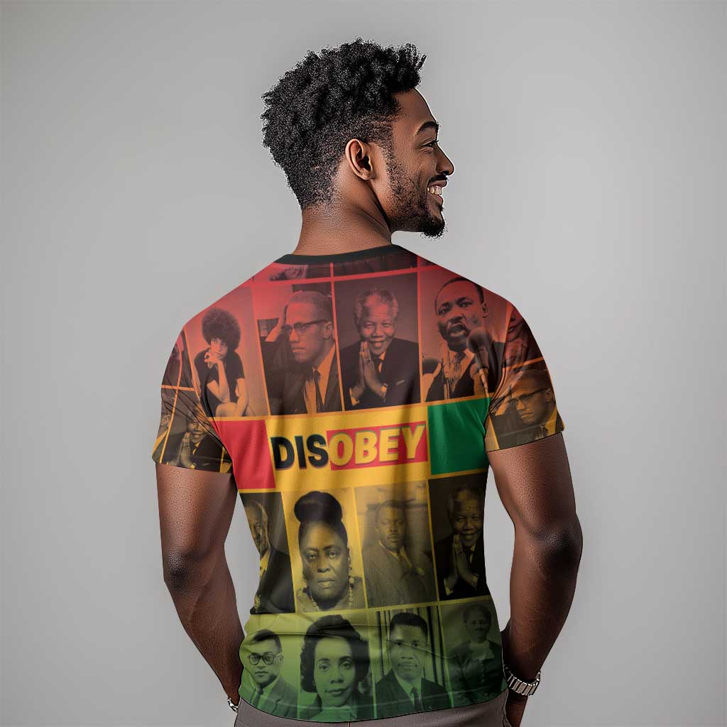 Disobey Freedom Fighters T shirt African American Heroes - African Pride