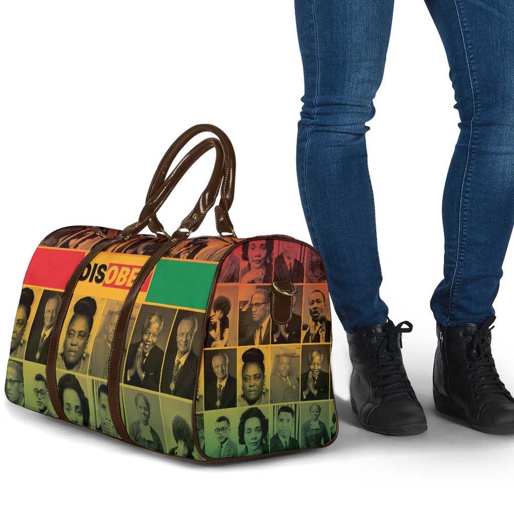 Disobey Black History Tribute Travel Bag Honoring the Civil Rights Legacy