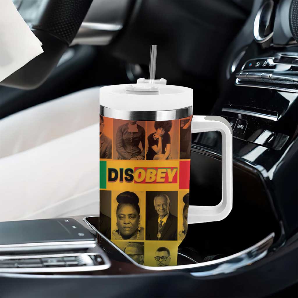 Disobey Freedom Fighters Tumbler With Handle African American Heroes - African Pride