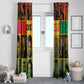 Disobey Freedom Fighters Window Curtain African American Heroes - African Pride