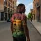 Disobey Black History Tribute Zipper Polo Shirt Honoring the Civil Rights Legacy