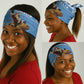 Afro Somalia Christmas Neck Gaiter Black Santa Riding Leopard - African Pattern - African Pride
