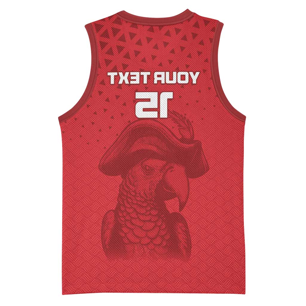 Custom Afro Seychelles Football Basketball Jersey Pirate Parrot - African Pride