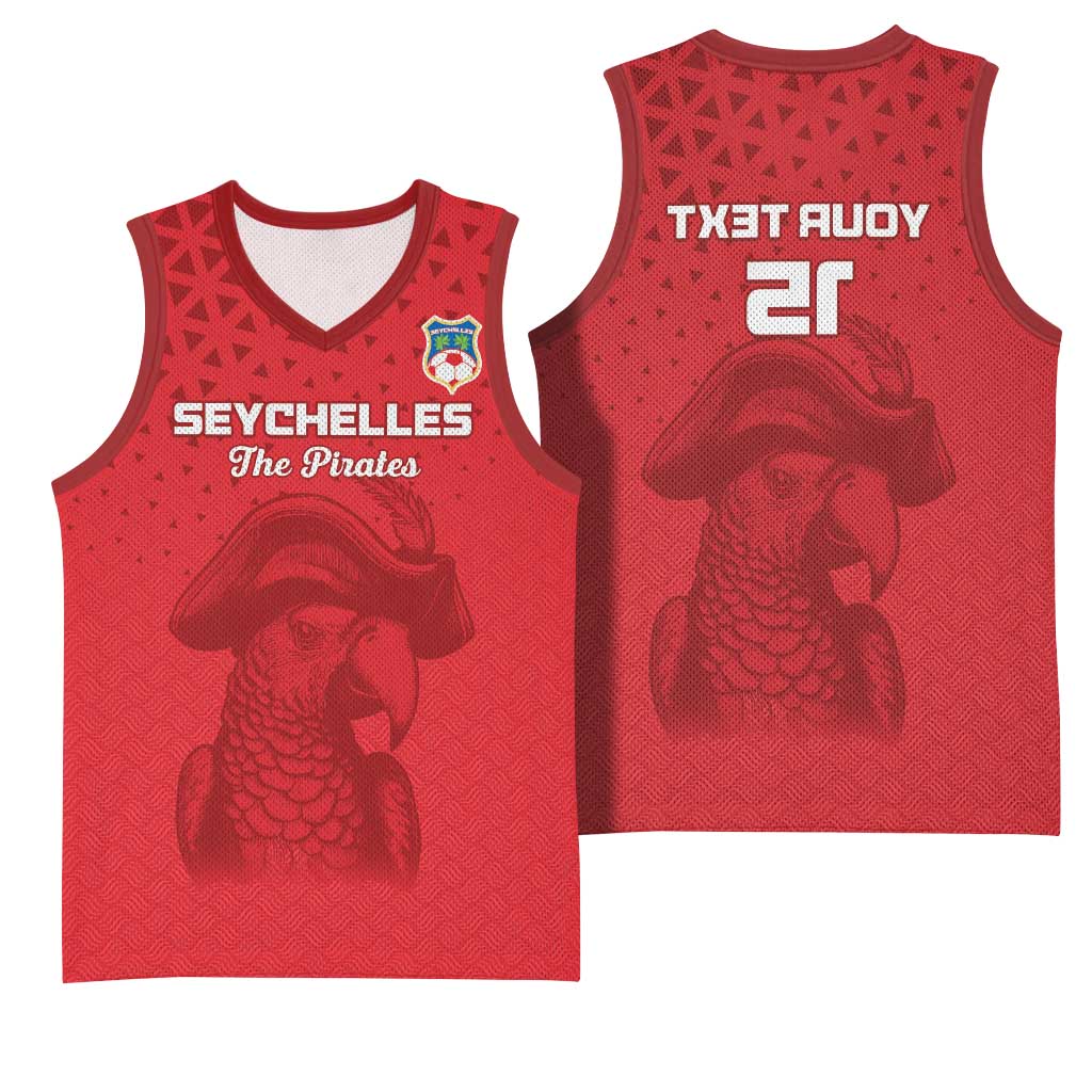 Custom Afro Seychelles Football Basketball Jersey Pirate Parrot - African Pride