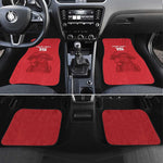 Custom Afro Seychelles Football Car Mats Pirate Parrot