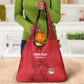 Custom Afro Seychelles Football Grocery Bag Pirate Parrot