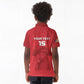 Custom Afro Seychelles Football Kid Polo Shirt Pirate Parrot