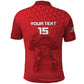 Custom Afro Seychelles Football Polo Shirt Pirate Parrot