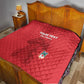 Custom Afro Seychelles Football Quilt Pirate Parrot