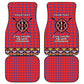 Afro Kenya Maasai Shuka Personalized Car Mats Maasai Shield Mix Dashiki