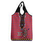 Afro Kenya Maasai Shuka Personalized Grocery Bag Maasai Shield Mix Dashiki