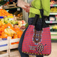 Afro Kenya Maasai Shuka Personalized Grocery Bag Maasai Shield Mix Dashiki