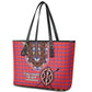 Afro Kenya Maasai Shuka Personalized Leather Tote Bag Maasai Shield Mix Dashiki