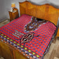 Afro Kenya Maasai Shuka Personalized Quilt Maasai Shield Mix Dashiki
