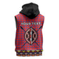 Afro Kenya Maasai Shuka Personalized Sleeveless Hoodie Maasai Shield Mix Dashiki - African Pride