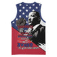 Black Americans Happy MLK Day Basketball Jersey Everybody Can Be Great Because Everybody Can Serve - African Pride
