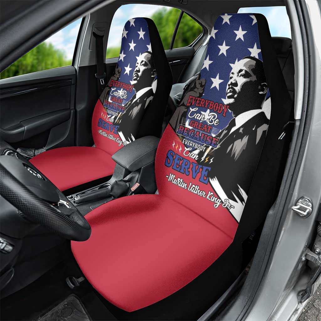 Black Americans Happy MLK Day Car Seat Cover Everybody Can Be Great Because Everybody Can Serve
