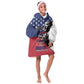 Black Americans Happy MLK Day Kid Wearable Blanket Hoodie Everybody Can Be Great Because Everybody Can Serve