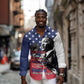Black Americans Happy MLK Day Long Sleeve Button Shirt Everybody Can Be Great Because Everybody Can Serve