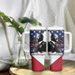 Black Americans Happy MLK Day Tumbler With Handle Everybody Can Be Great Because Everybody Can Serve