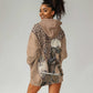 South Africa Zulu People Hoodie Dress Zulu Warrior - African Pattern