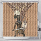 South Africa Zulu People Shower Curtain Zulu Warrior - African Pattern