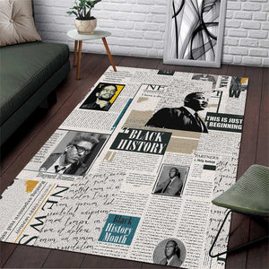 Civil Rights Leaders Area Rug African-American History Month