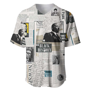 Civil Rights Leaders Baseball Jersey African-American History Month