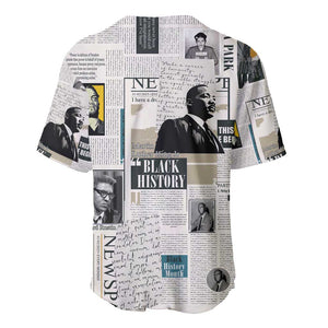 Civil Rights Leaders Baseball Jersey African-American History Month