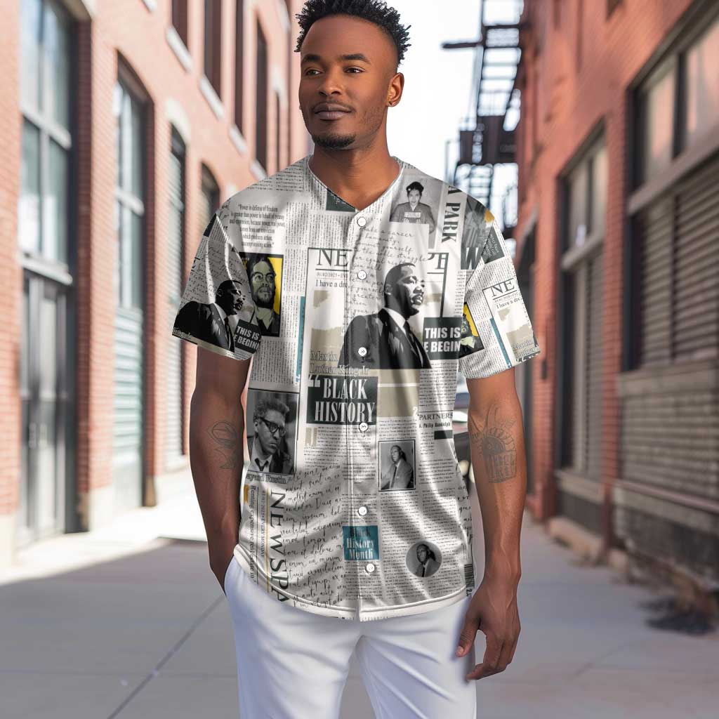 Civil Rights Leaders Baseball Jersey African-American History Month