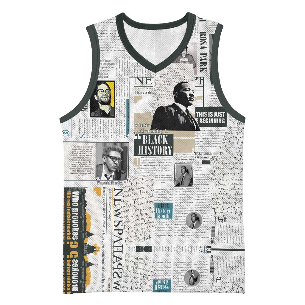 Civil Rights Leaders Basketball Jersey African-American History Month - African Pride