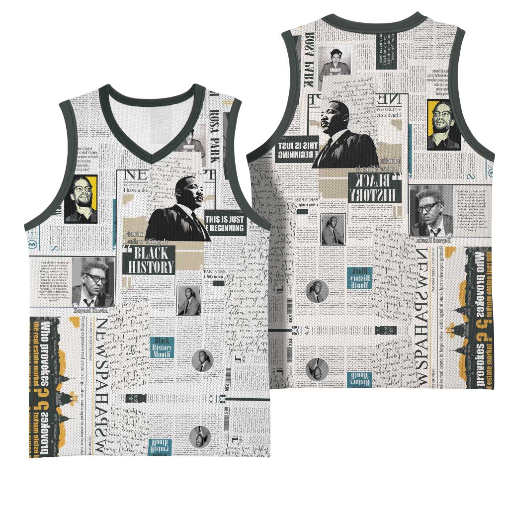 Civil Rights Leaders Basketball Jersey African-American History Month - African Pride