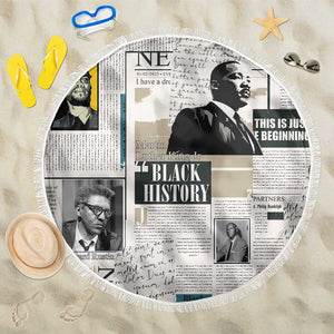 Civil Rights Leaders Beach Blanket African-American History Month