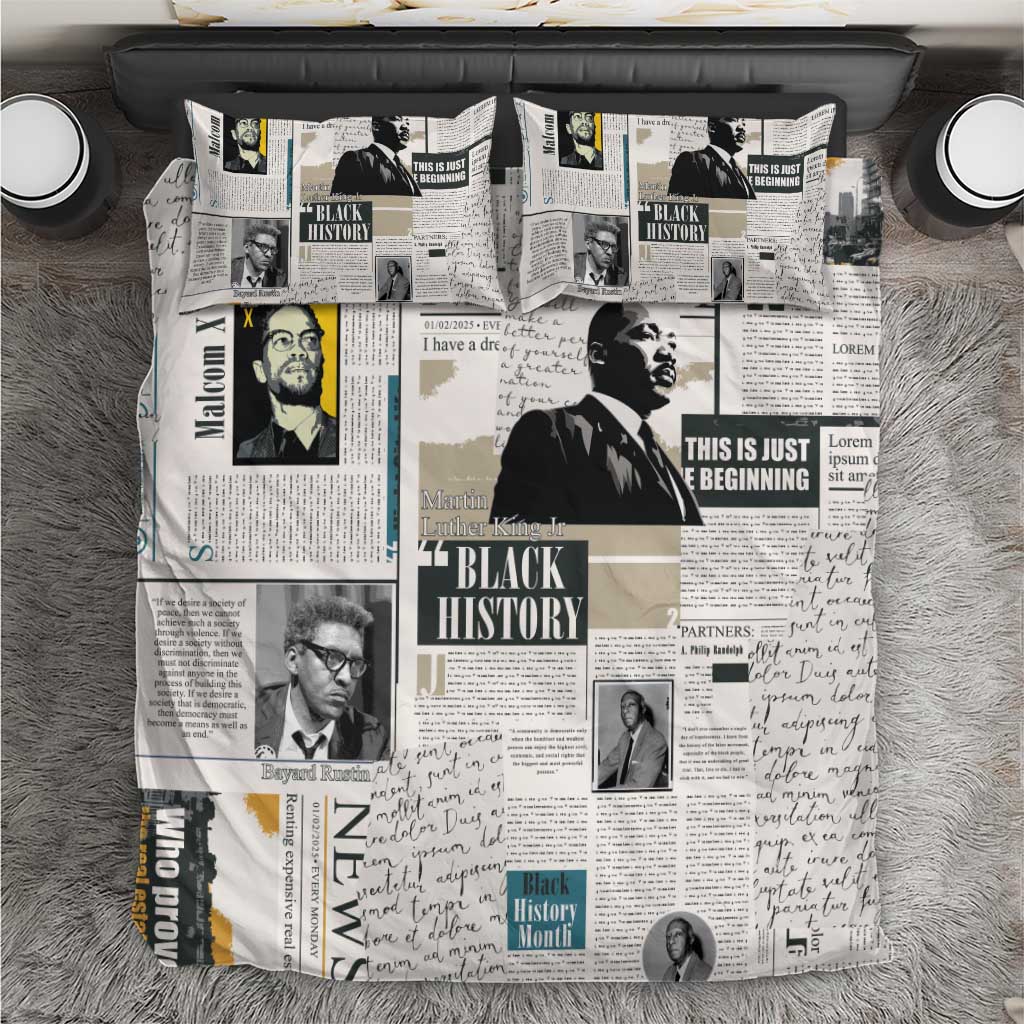 Civil Rights Leaders Bedding Set African-American History Month