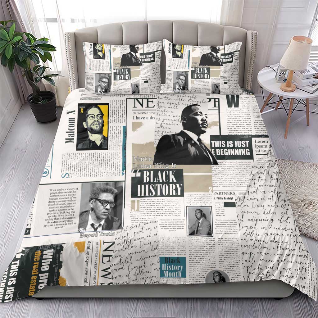 Civil Rights Leaders Bedding Set African-American History Month