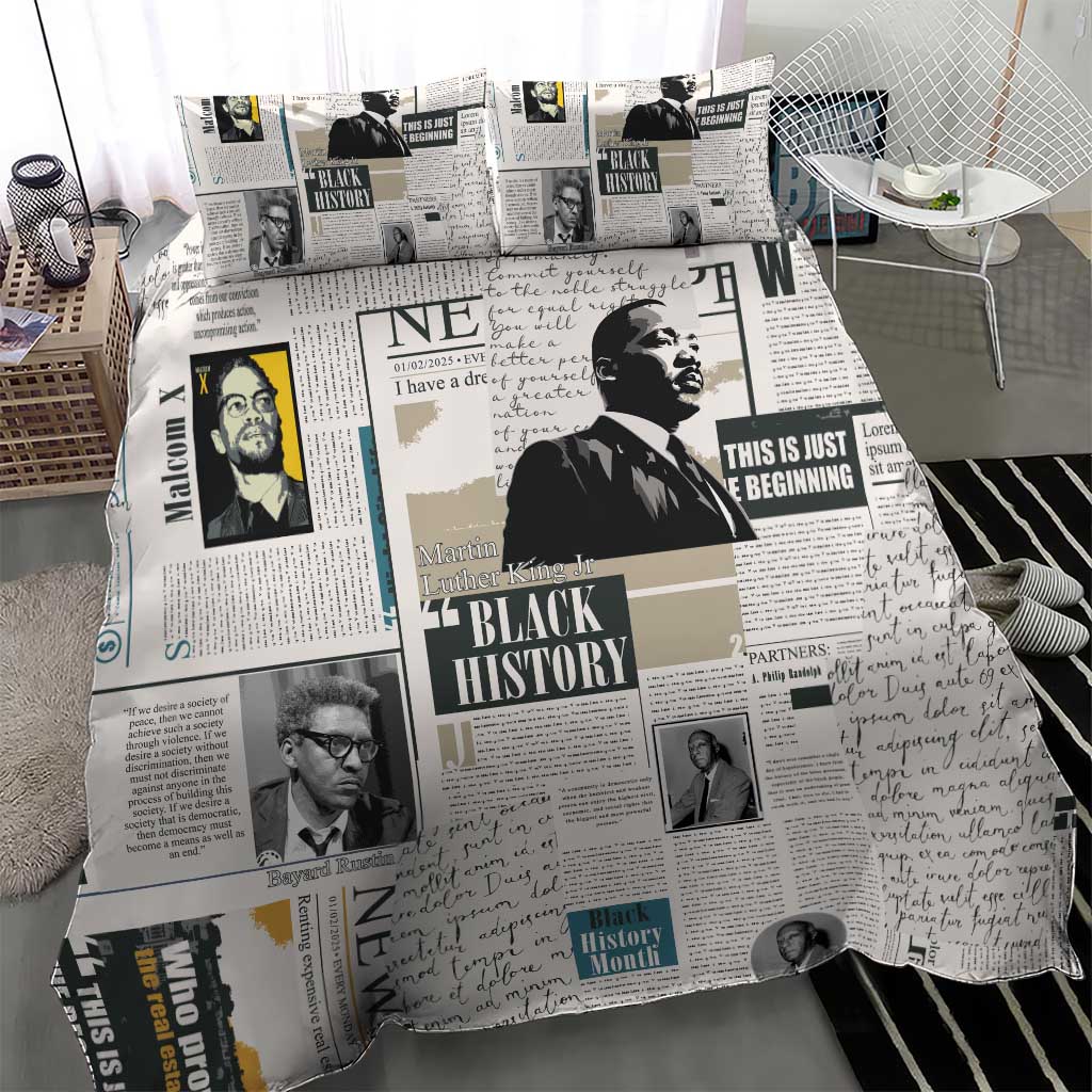 Civil Rights Leaders Bedding Set African-American History Month