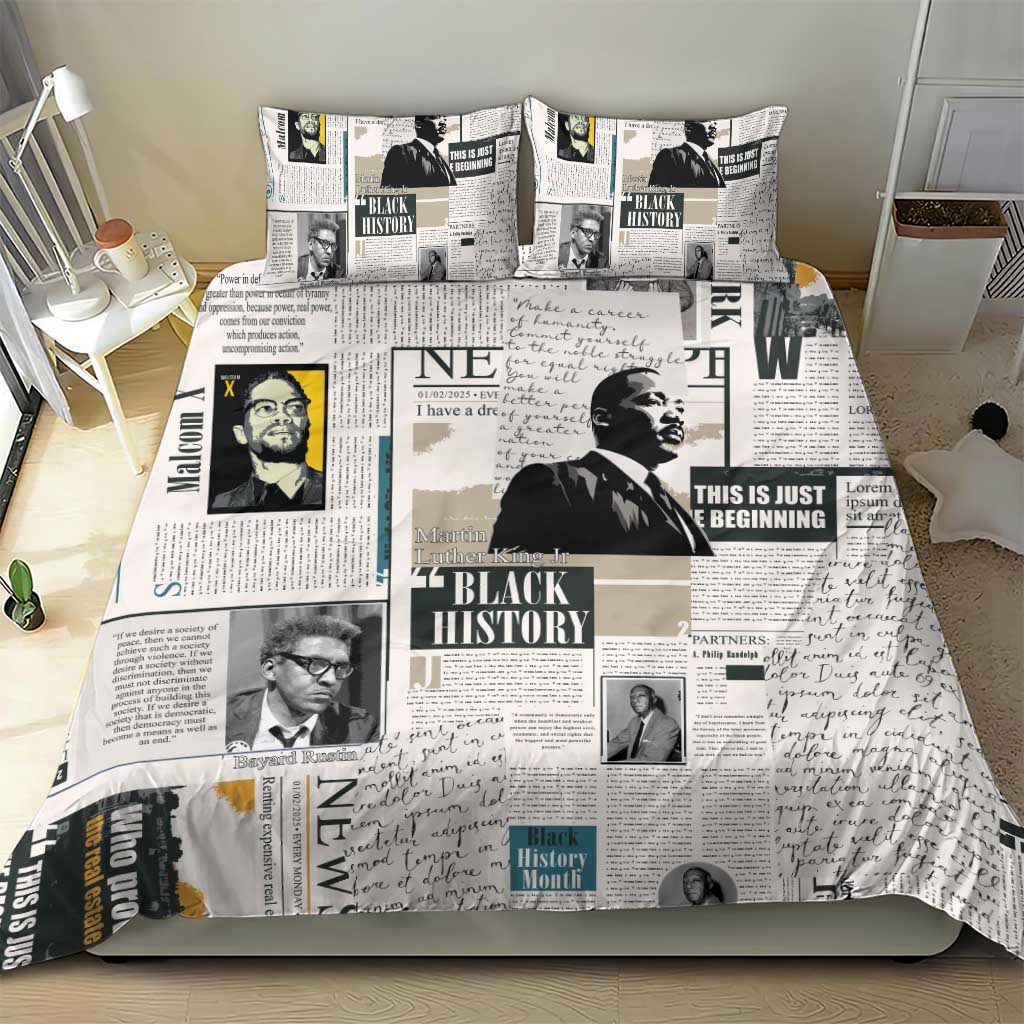 Civil Rights Leaders Bedding Set African-American History Month
