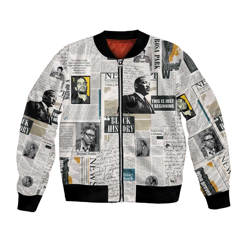 Civil Rights Leaders Bomber Jacket African-American History Month