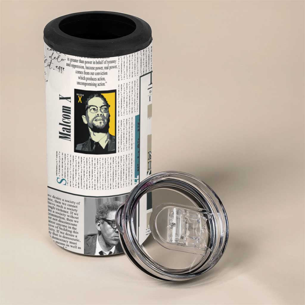 Civil Rights Leaders 4 in 1 Can Cooler Tumbler African-American History Month
