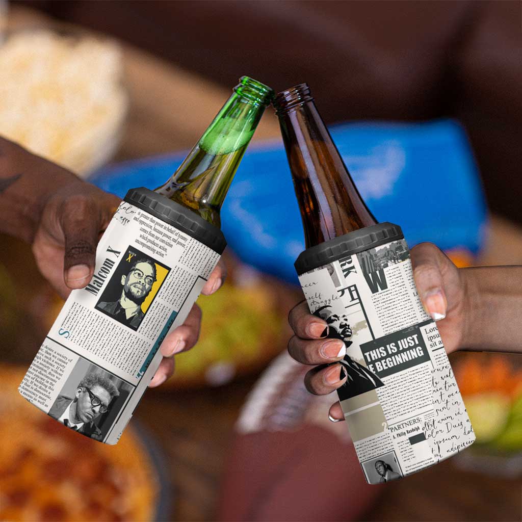 Civil Rights Leaders 4 in 1 Can Cooler Tumbler African-American History Month