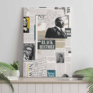 Civil Rights Leaders Canvas Wall Art African-American History Month