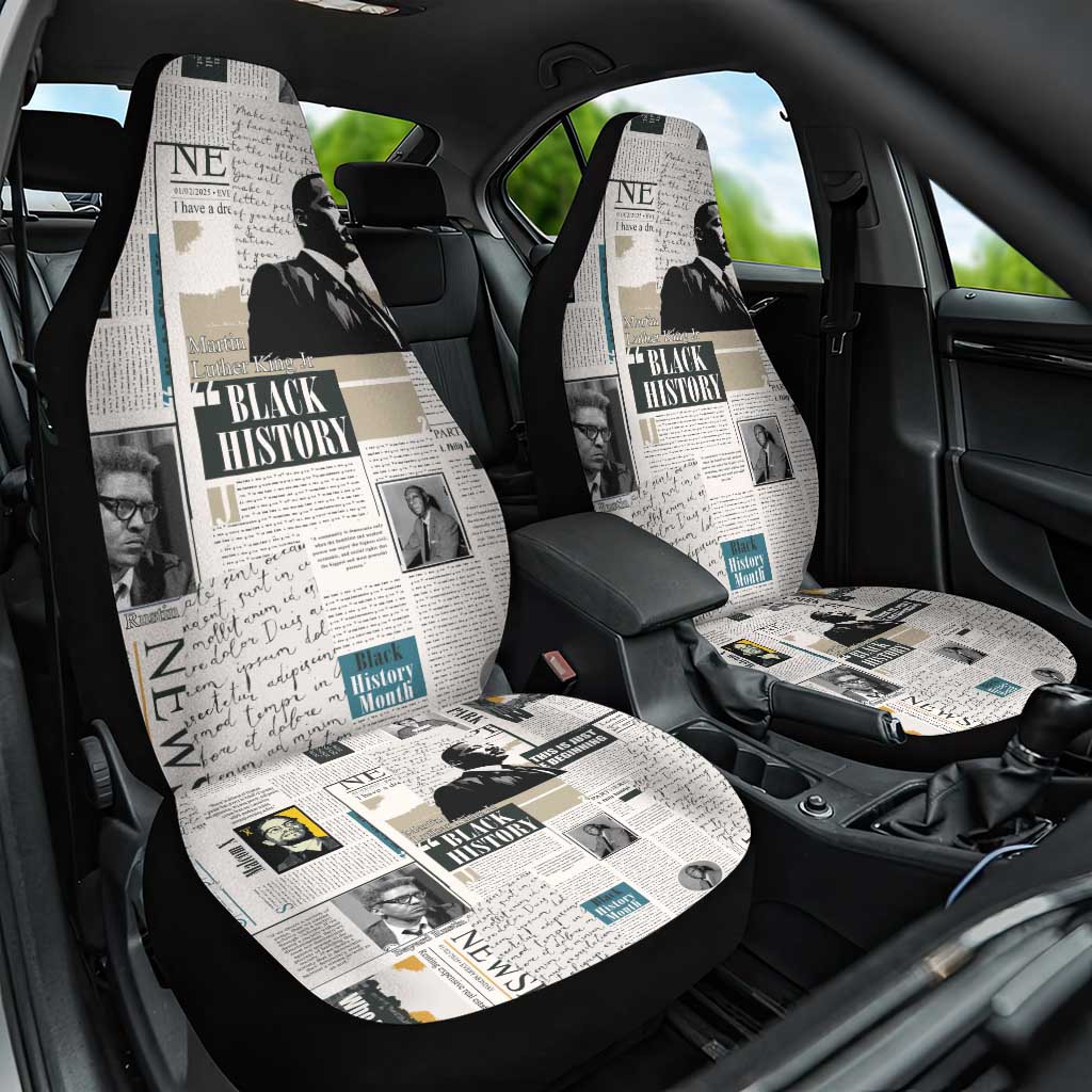 Civil Rights Leaders Car Seat Cover African American History Month by AfricanPride African Pride