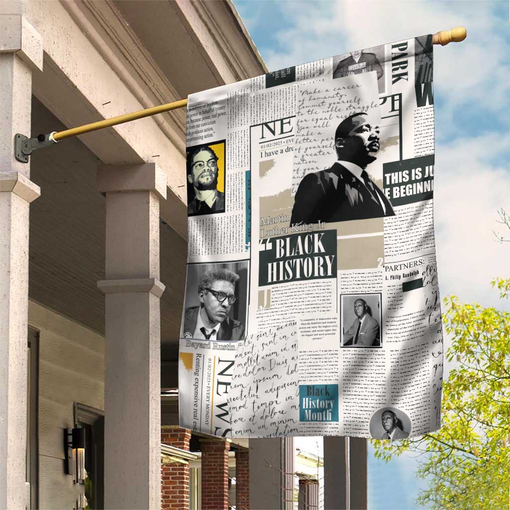 Civil Rights Leaders Garden Flag African-American History Month