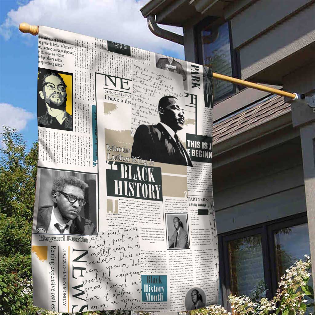 Civil Rights Leaders Garden Flag African-American History Month