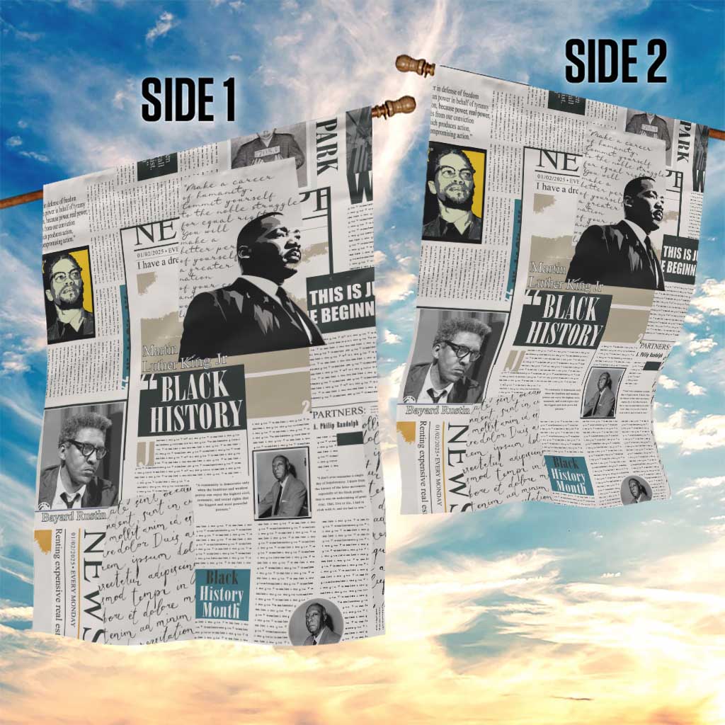 Civil Rights Leaders Garden Flag African-American History Month