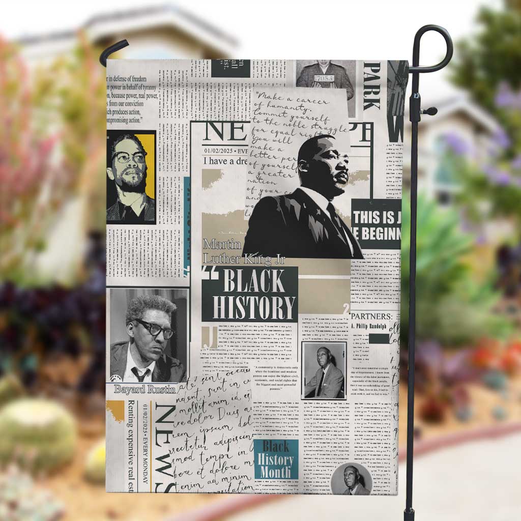Civil Rights Leaders Garden Flag African-American History Month