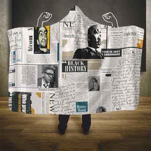 Civil Rights Leaders Hooded Blanket African-American History Month